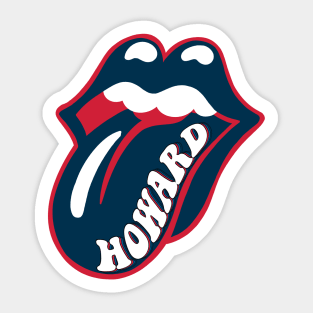 howard lips Sticker